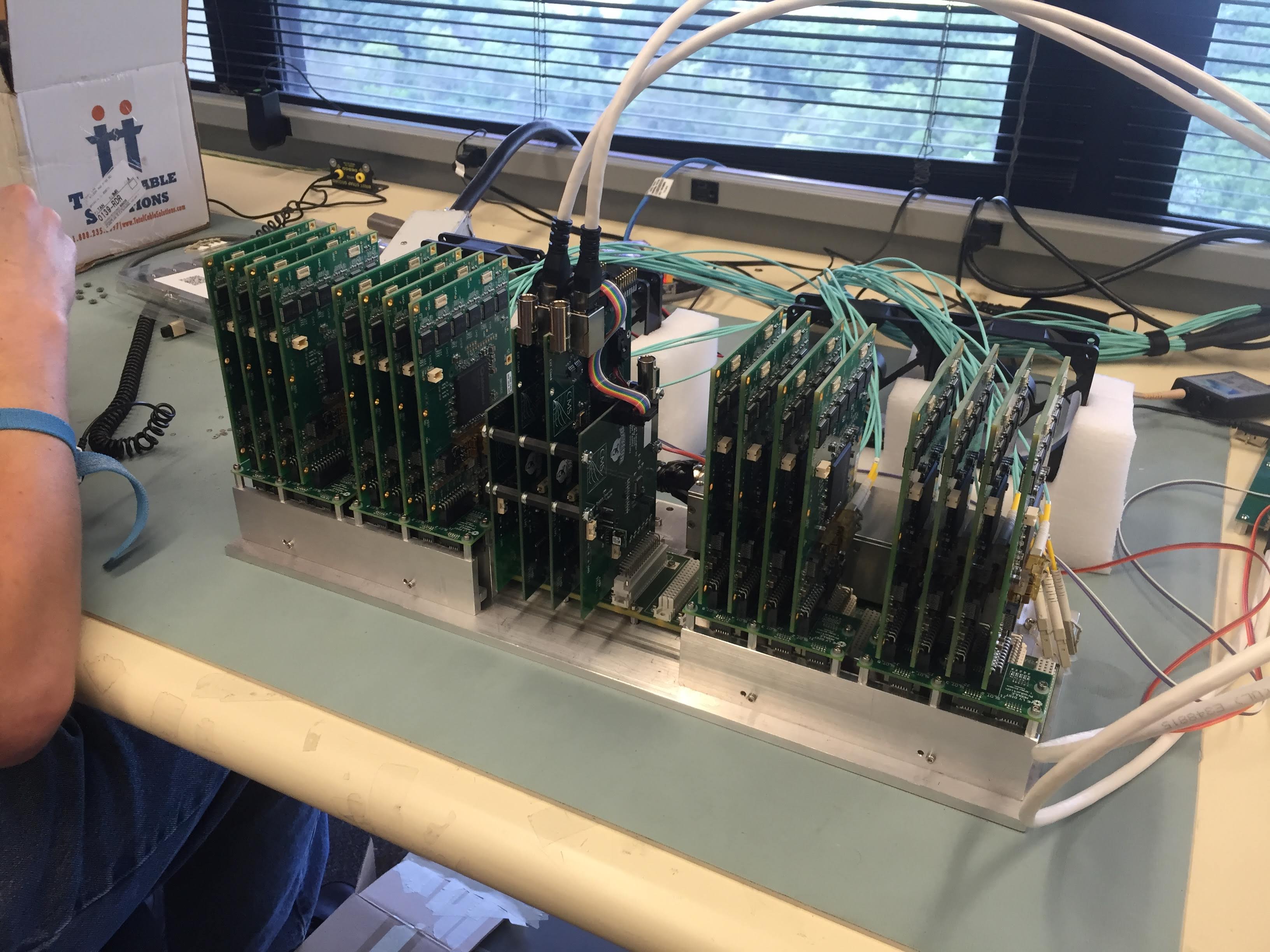 Screenshot of Testing electronic readout cards