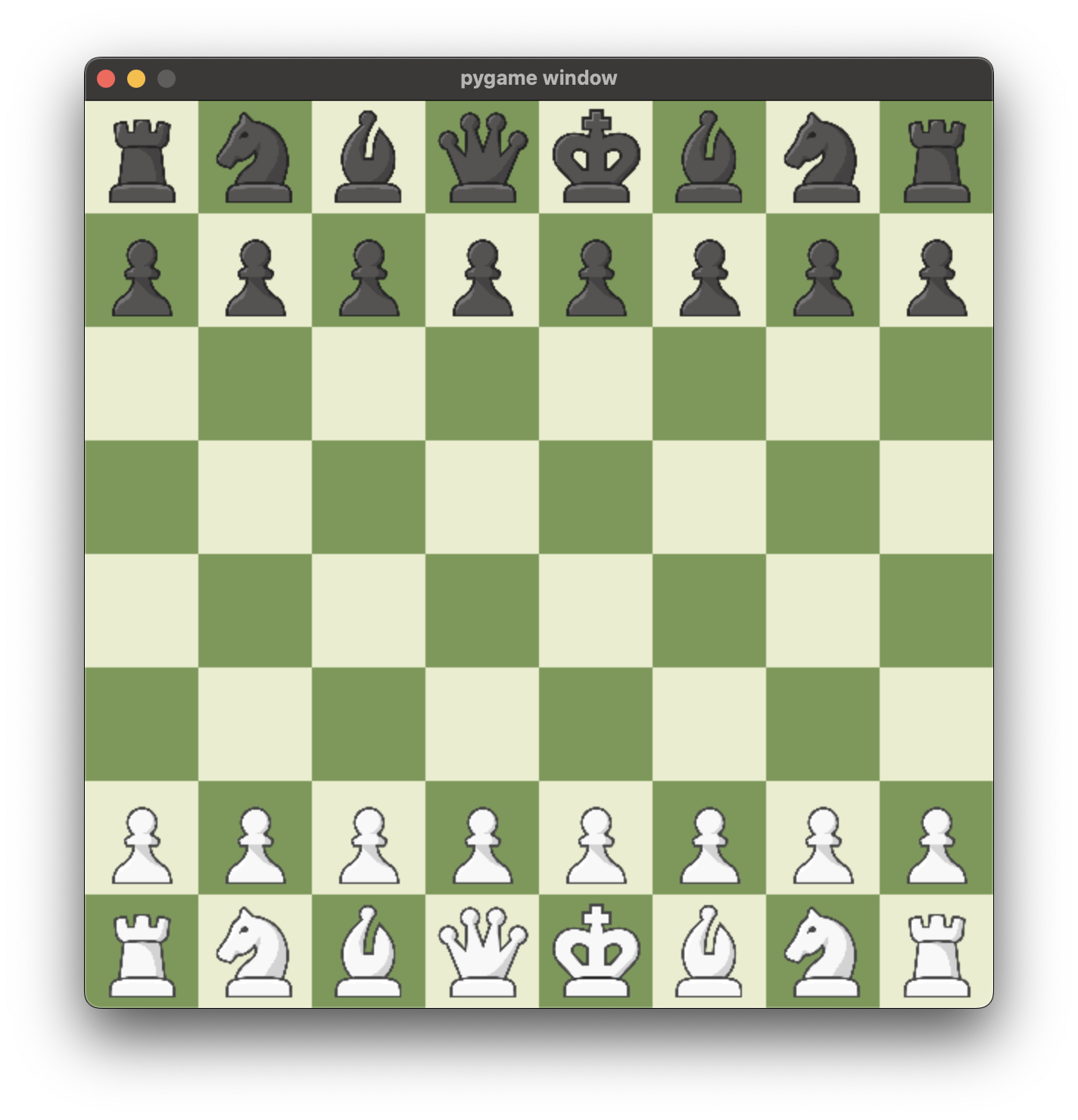 Screenshot of Chess in Python