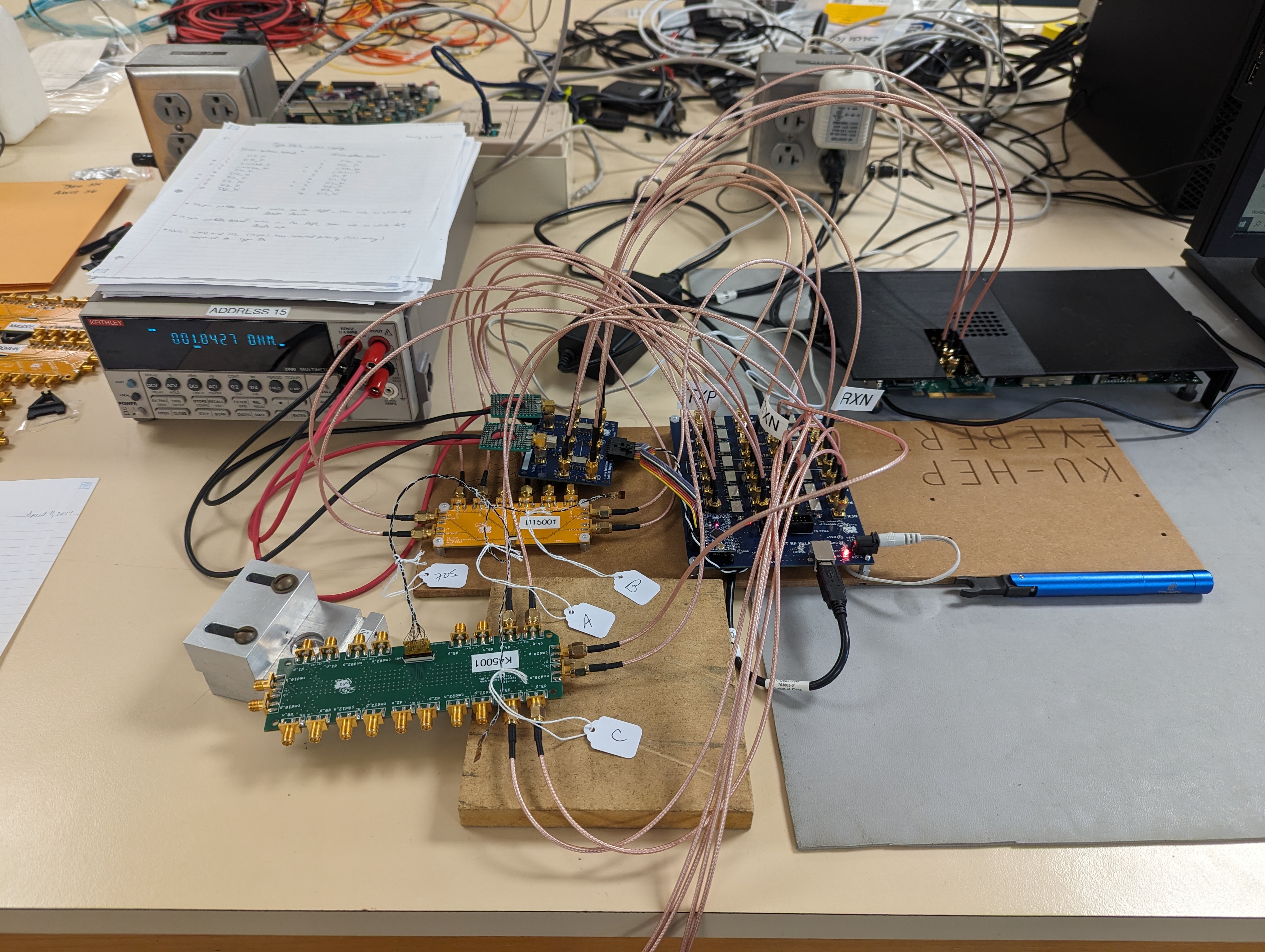 Screenshot of Automated e-link testing