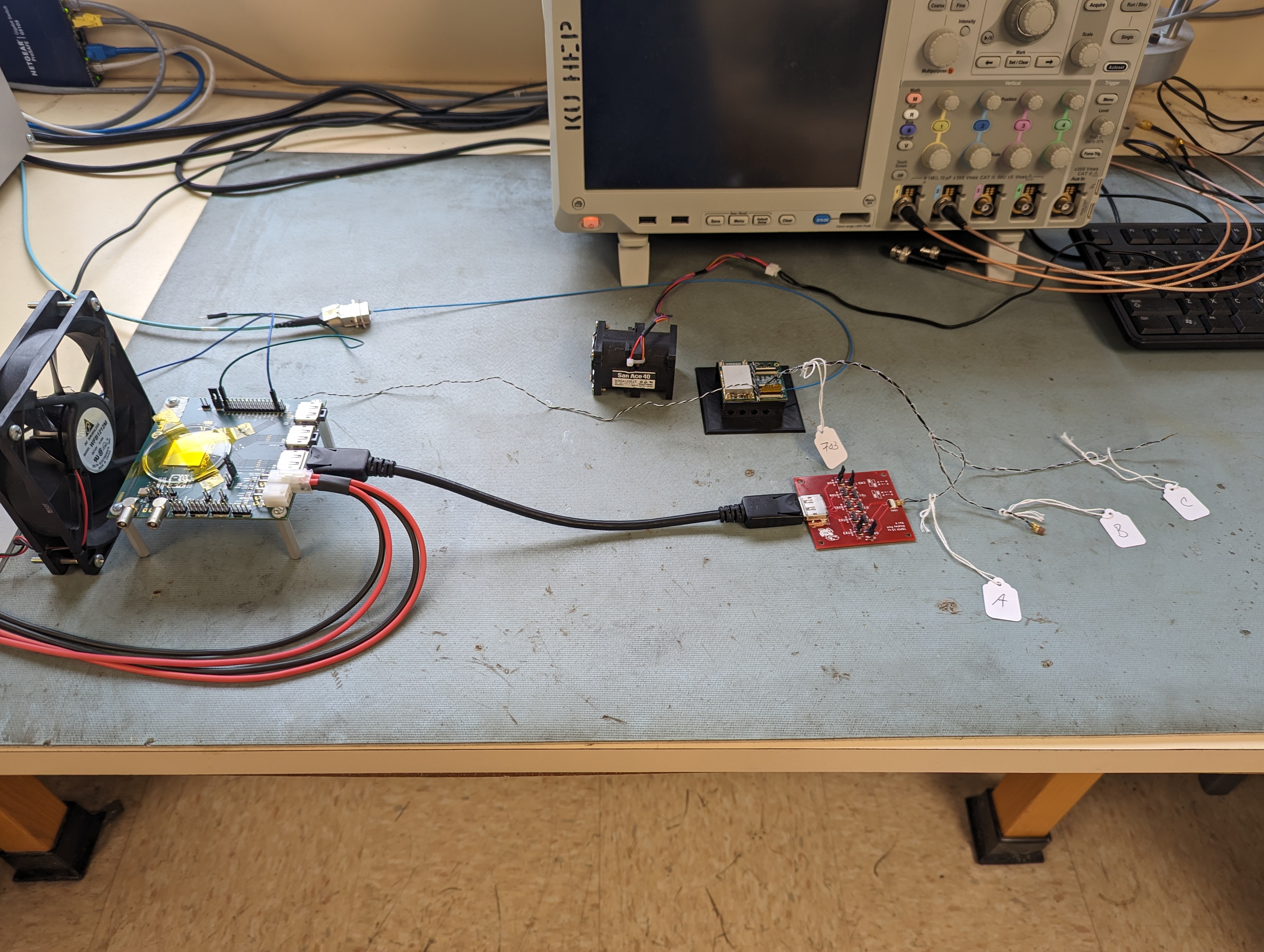 Screenshot of Automated bit error rate scans